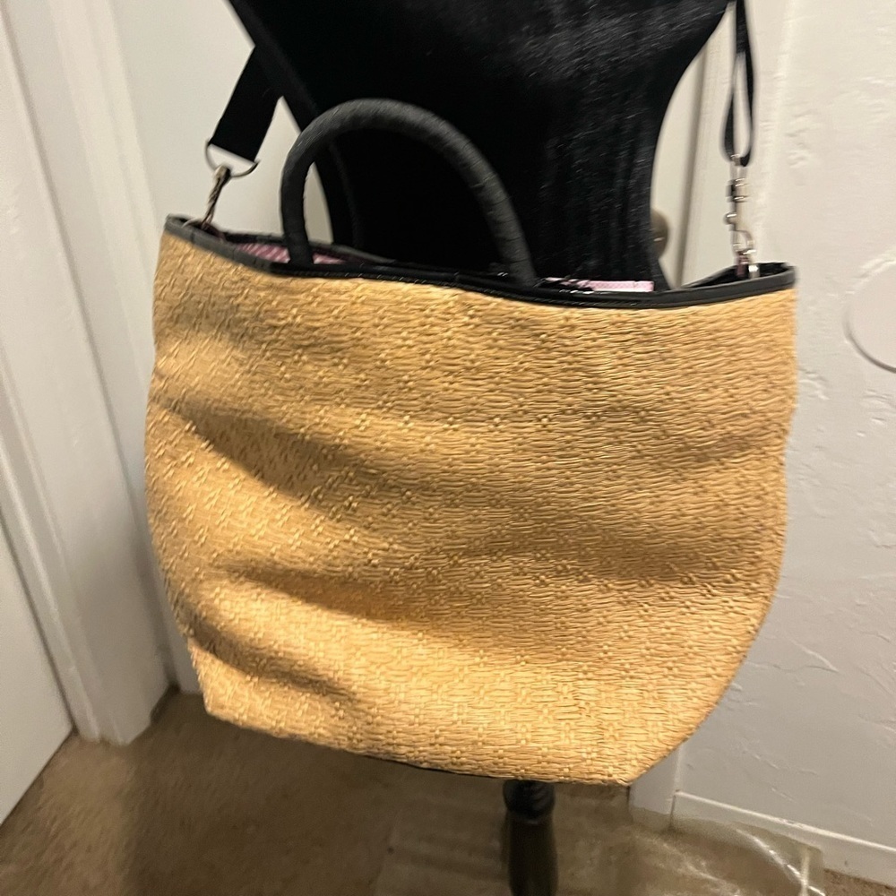 NWT VIP Bath and Body Works Woven Straw Tote- Large - Picture 9 of 9
